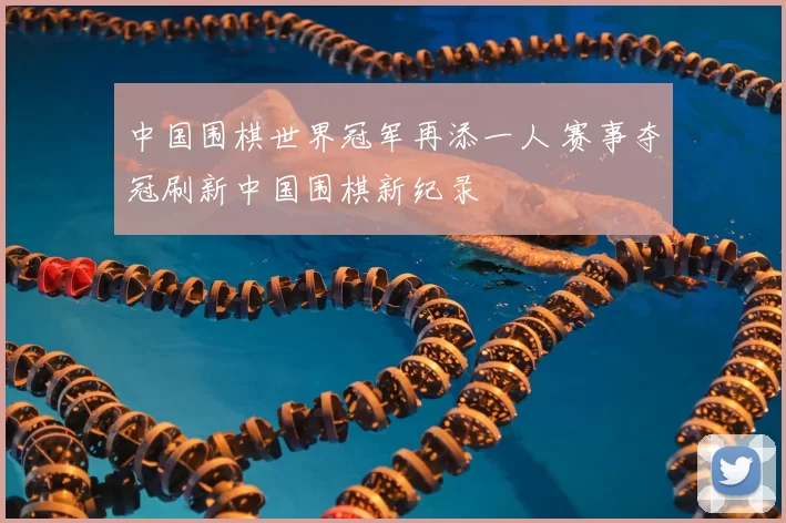 中国围棋世界冠军再添一人 赛事夺冠刷新中国围棋新纪录