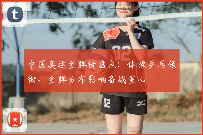 中国奥运金牌榜盘点：体操乒乓领衔，金牌分布影响备战重心