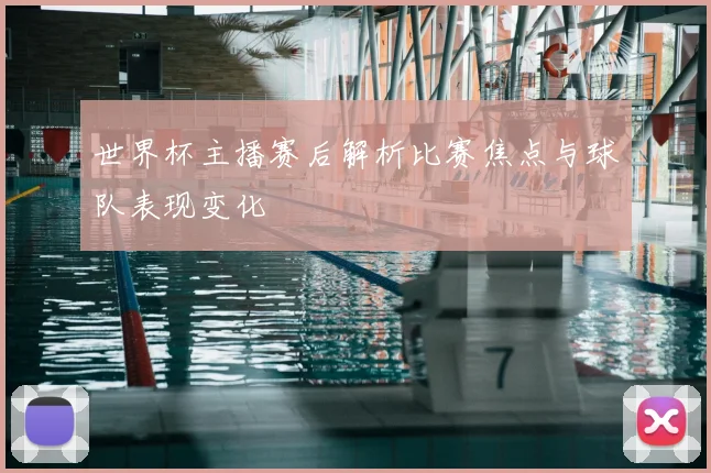 世界杯主播赛后解析比赛焦点与球队表现变化