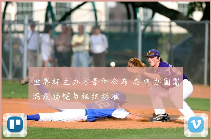 世界杯主办方条件公布 各申办国需满足场馆与组织标准